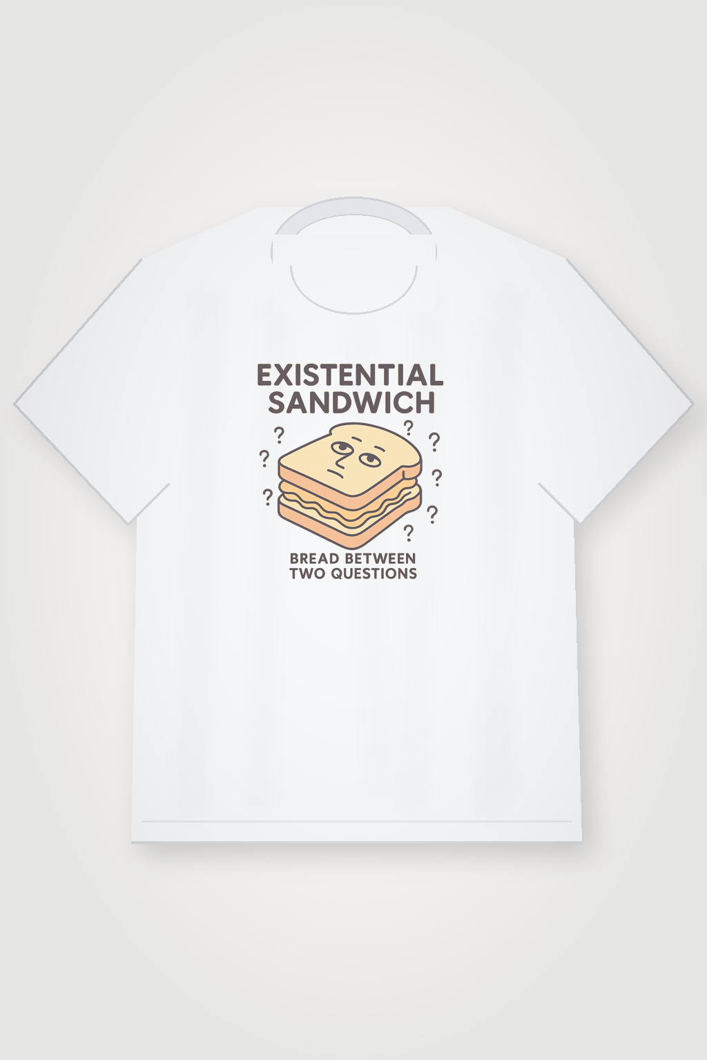 Existential Sandwich shirt mockup